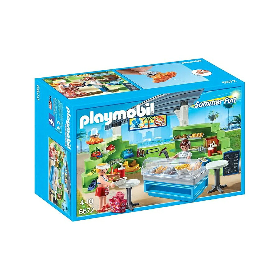 プレイモービル スプラッシュ スプラッシュ カフェ プレイセット Playmobil Splish Splash Cafe Playset|i-selection