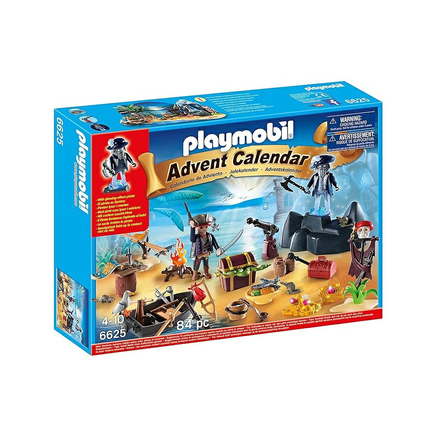 プレイモービル アドベント 暦「パイレーツトレジャー 島」プレイセット Playmobil Advent Calendar \u0027Pirate Treasure Island\u0027 Playset