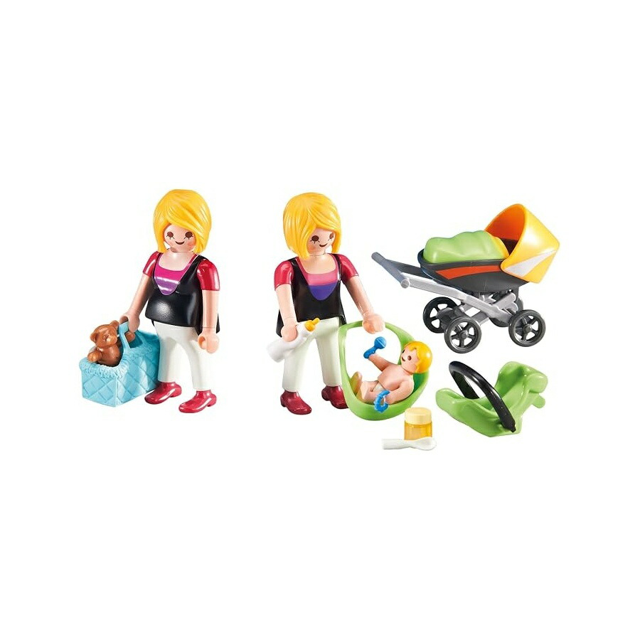 プレイモービル アドオン つづき物 妊孕中の母ちゃんとみどり児 Playmobil Add-On Series Pregnant Mother with Baby