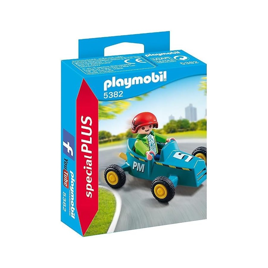 ゴーカートを持つプレイモービルボーイ Playmobil Boy with Go-Kart｜i-selection