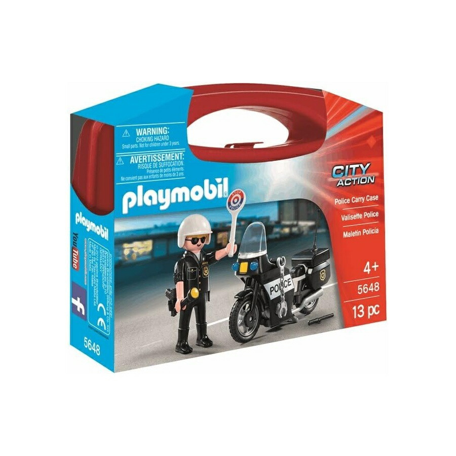 プレイモービル 警察当局 持ちはこび容れもの Playmobil Police Carry Case