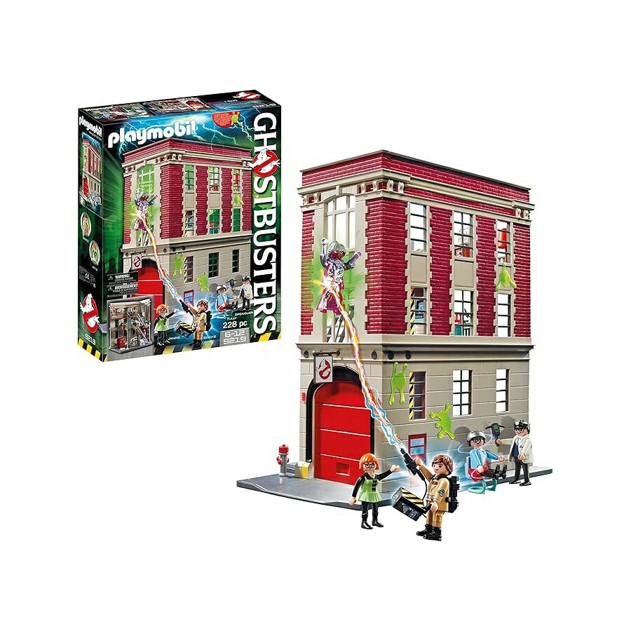 プレイモービル ゴーストバスターズ 火の手住み家 Playmobil Ghostbusters Firehouse
