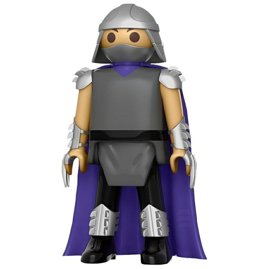 ティーンエイジ・ミュータント・ニンジャ・タートルズ シュレッダー 6in プレイモービル 動き図形 Teenage Mutant Ninja Turtles Shredder 6-Inch Playmobil Action Figure