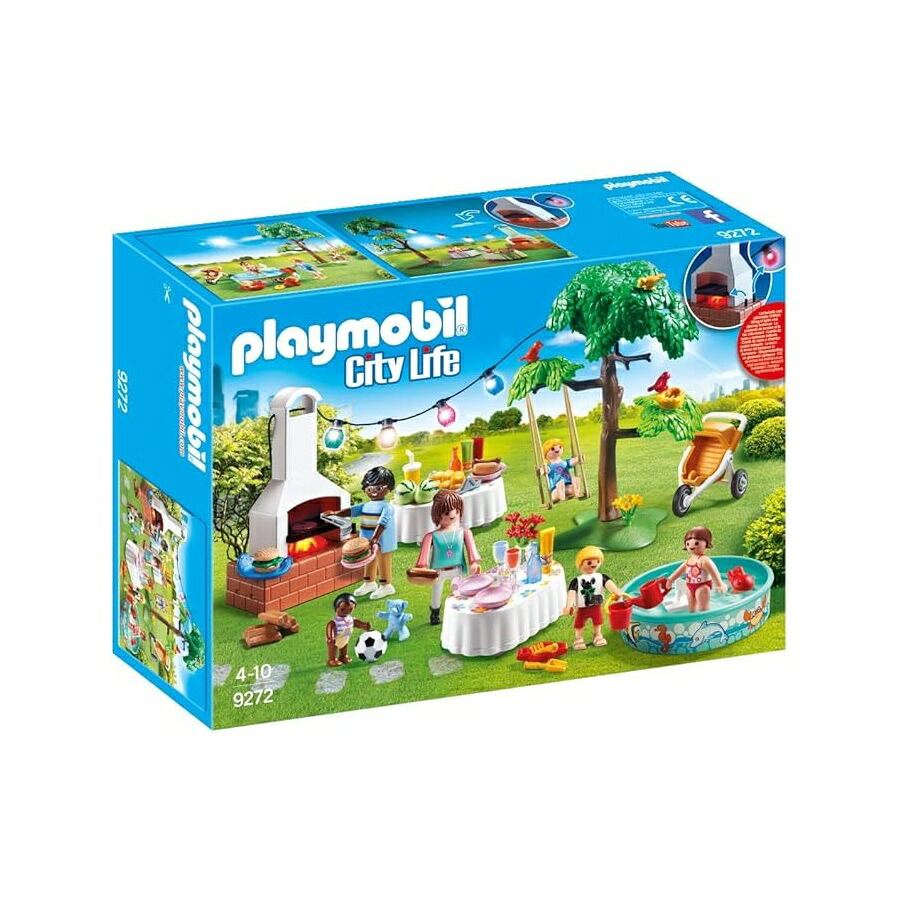 PLAYMOBIL 造営祝賀会寄り合い精神的な統合書き割り PLAYMOBIL Housewarming Party Building Set