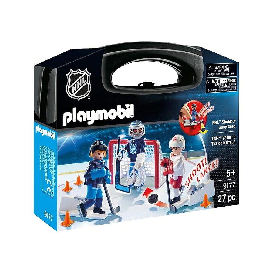 プレイモービル NHL 発しるアウト 持ちはこび容れもの Playmobil NHL Shootout Carry Case