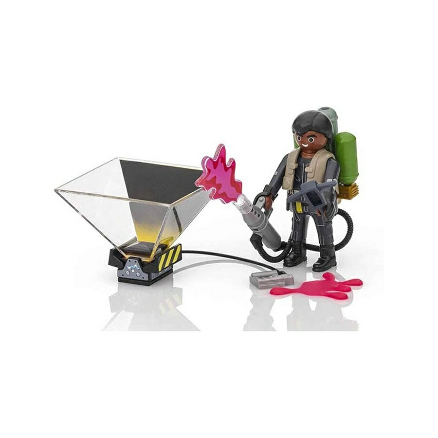 プレイモービル 9349 ゴーストバスターズ II ウィンストン ゼデモア プレイモグラム 3D 図形 PLAYMOBIL 9349 Ghostbusters II Winston Zeddemore Playmogram 3D Figure