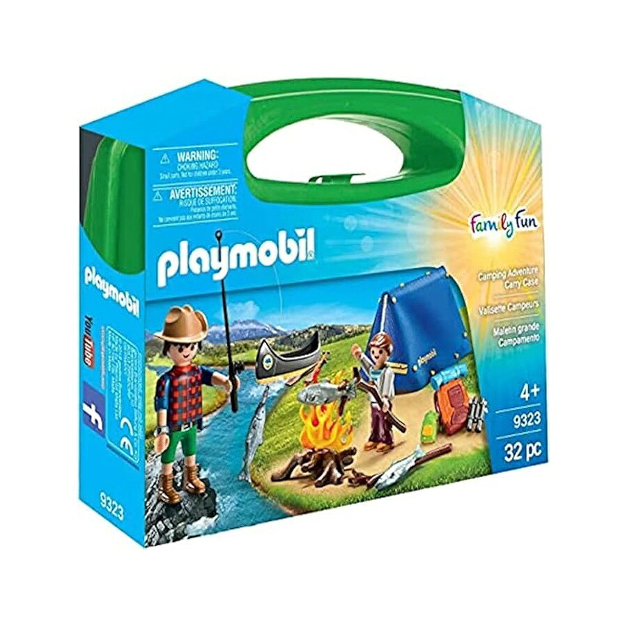 プレイモービル キャンプ アドベンチャー キャリーケース 組み立てセット Playmobil Camping Adventure Carry Case Building Set|i-selection
