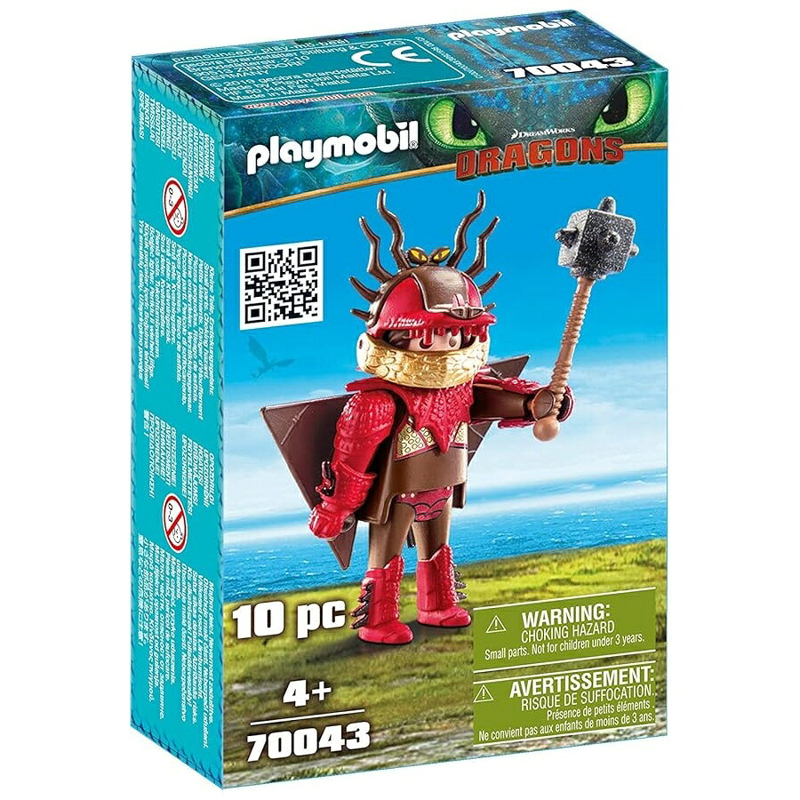 プレイモービル ヒックと火竜: 航空背広を着たスノットラウト (意気ごみワークス) Playmobil How to Train Your Dragon: Snotlout with Flight Suit (DreamWorks)