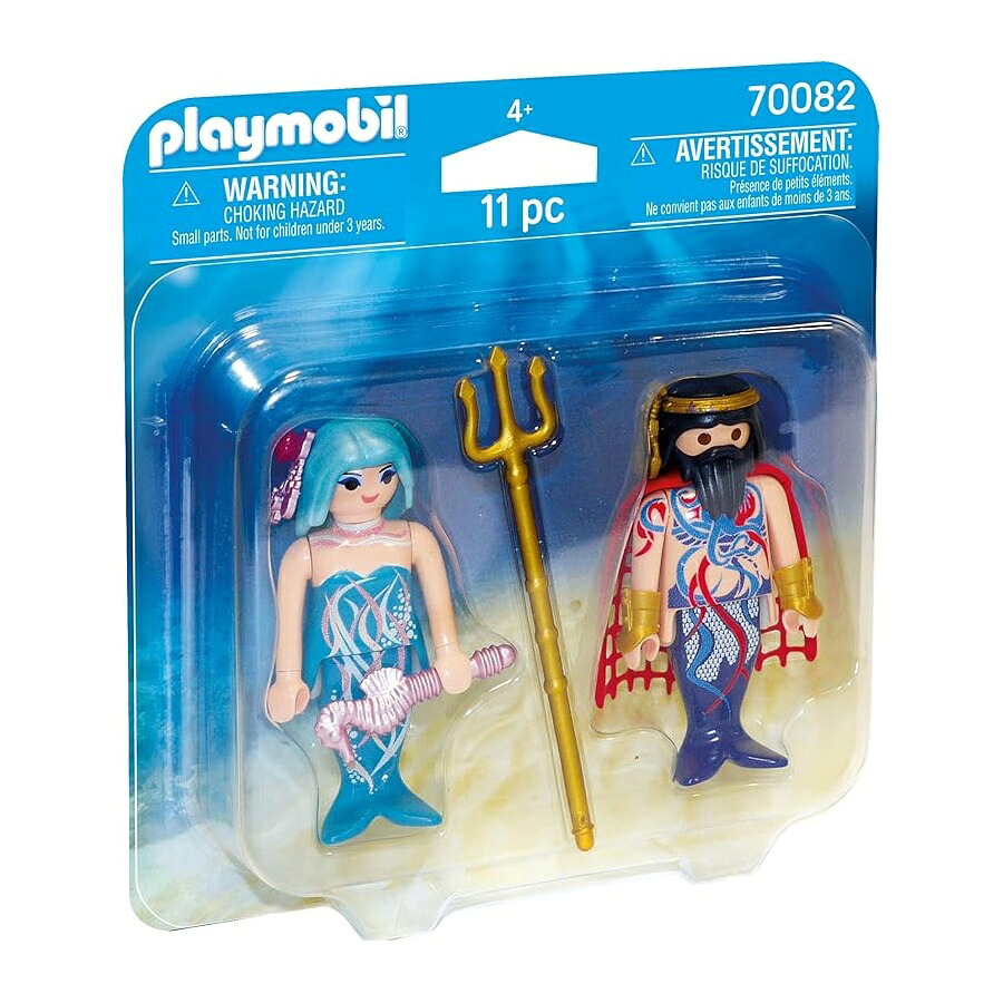 プレイモービル 70082 二人組容器に並べる 海の王とマーメイド PLAYMOBIL 70082 DuoPack Sea King and Mermaid