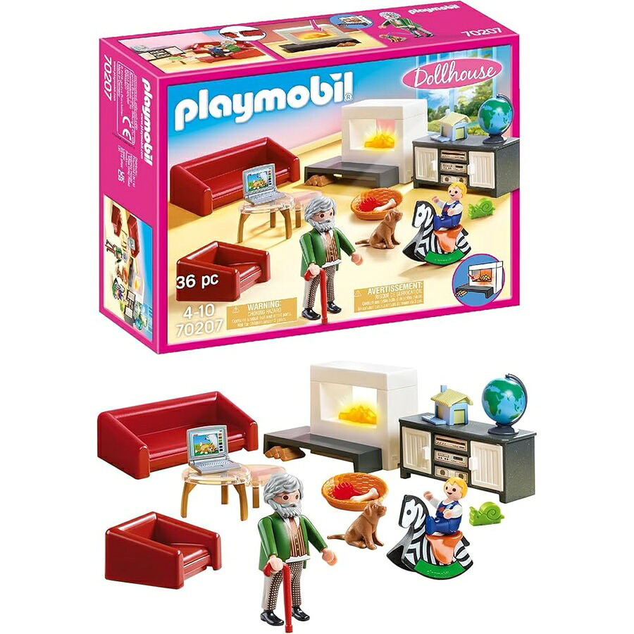 プレイモービルの快適なリビングルーム家具パック Playmobil Comfortable Living Room Furniture Pack｜i-selection