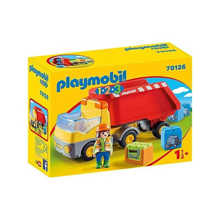 プレイモービル 1.2.3 ダンプ車 貨物自動車 Playmobil 1.2.3 Dump Truck