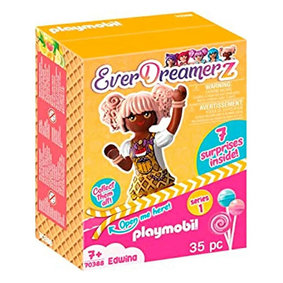 プレイモービル EverDreamerz エドウィナ ハートワッフルチャームと 7 つのサプライズ付き添い人 Playmobil EverDreamerz Edwina with Heart Waffle Charm \u0026 7 Surprises
