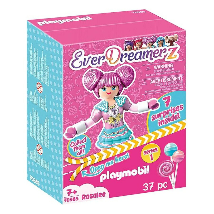 プレイモービル EverDreamerz ロザリー 砂糖漬け惹き付けると 7 つのサプライズ付き添い人 Playmobil EverDreamerz Rosalee with Candy Charm \u0026 7 Surprises