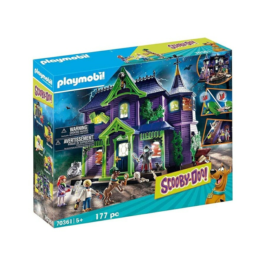 プレイモービル スクービードゥー!不可思議 アパルトマン プレイセットでの乗り出す Playmobil Scooby-DOO! Adventure インチ The Mystery Mansion Playset