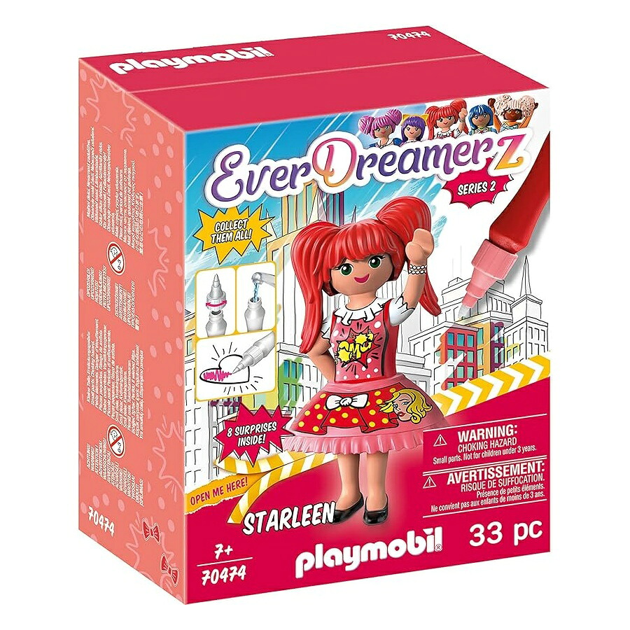 プレイモービル EverDreamerz 喜歌劇 世界 スターリーン シュロの葉引きつけると 7 つのサプライズ付き添い人 Playmobil EverDreamerz Comic World Starleen with Bow Charm \u0026 7 Surprises