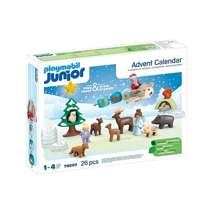 プレイモービル お坊っちゃん アドベント 暦: 雪のクリスマス Playmobil Junior Advent Calendar: Snowy Christmas