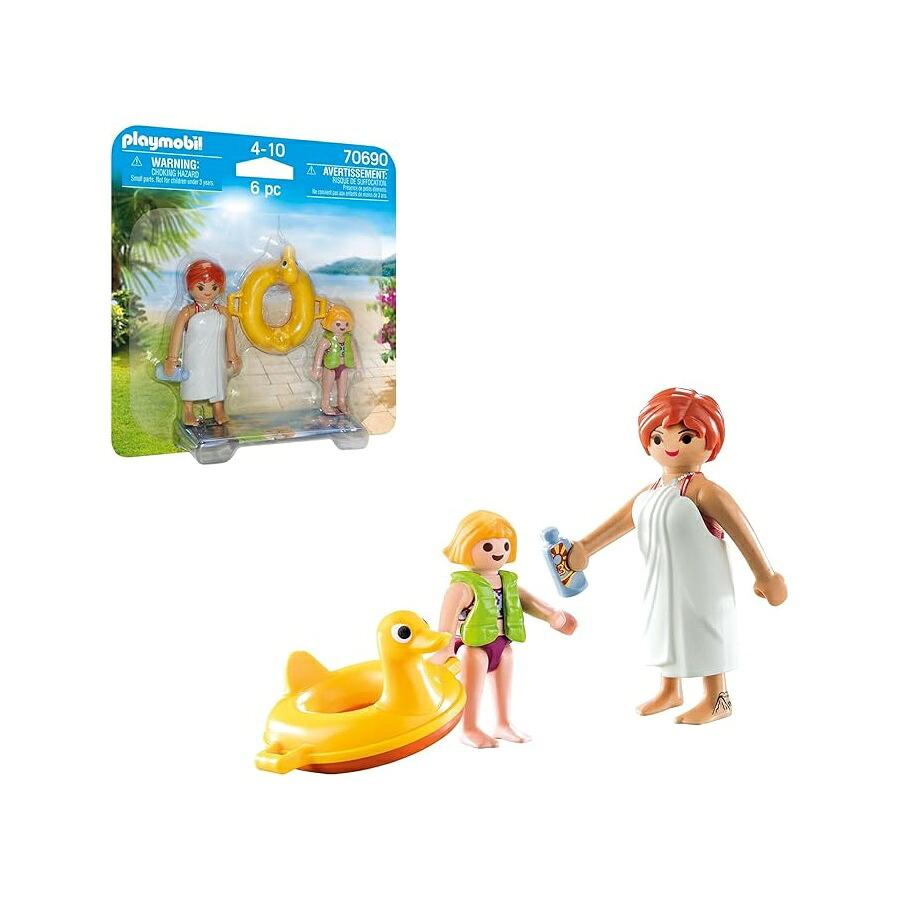 プレイモービル 二人組容器に並べる お水 運動場 スイマーズ Playmobil DuoPack Water Park Swimmers