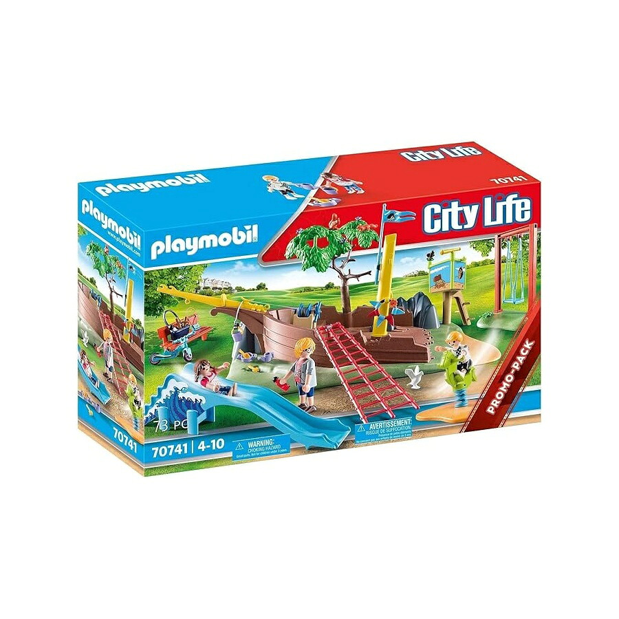プレイモービル シティ 生命現象 70741 4 歳からの難破船船のある乗り出すプレイグランド Playmobil City Life 70741 Adventure Playground with Boat Wreck from 4 Years