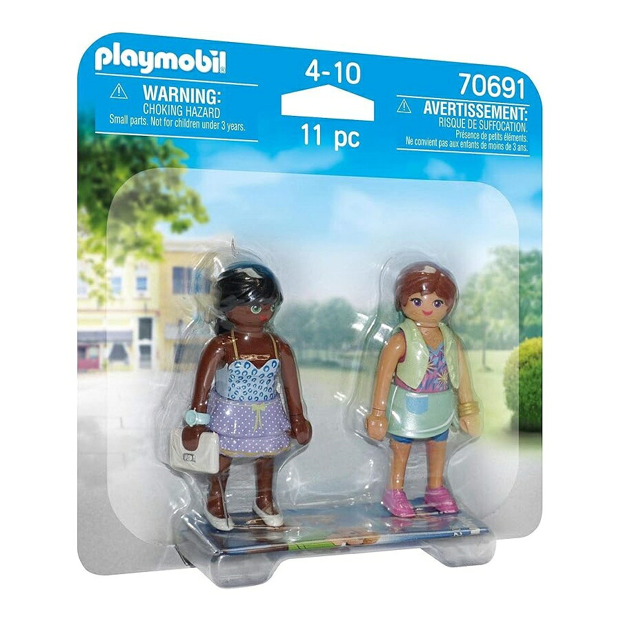 プレイモービル シティ生命現象 70691 二人組容器に並べる 買い出し 4歳からのお嬢さん PLAYMOBIL City Life 70691 DuoPack Shopping Girls from 4 Years