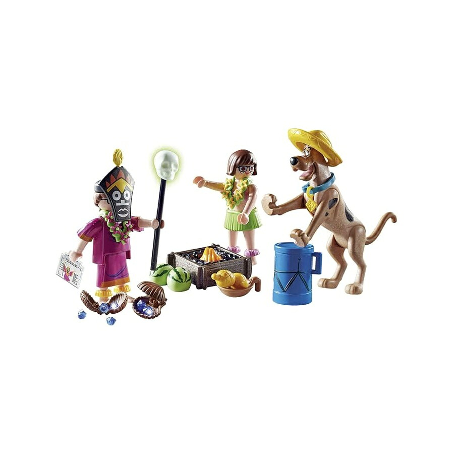 プレイモービル スクービードゥー!ウィッチドクターとの乗り出す Playmobil Scooby-DOO! Adventure with Witch Doctor