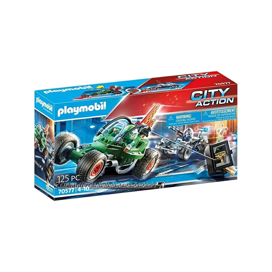 プレイモービル警察のゴーカートからの脱出 Playmobil Police Go-Kart Escape|i-selection