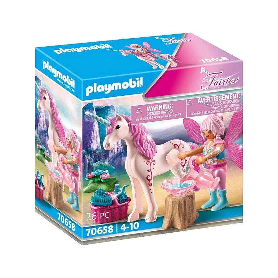 プレイモービル フェアリーズ 70658 ユニコーン ケアフェアリー付き 4歳から Playmobil Fairies 70658 Unicorn with Care Fairy, from 4 Years｜i-selection