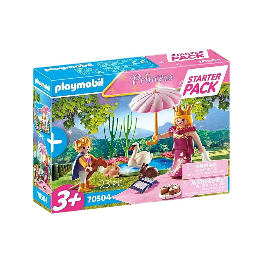 プレイモービル クランク 容器に並べる ロイヤル ピクニック Playmobil Starter Pack Royal Picnic