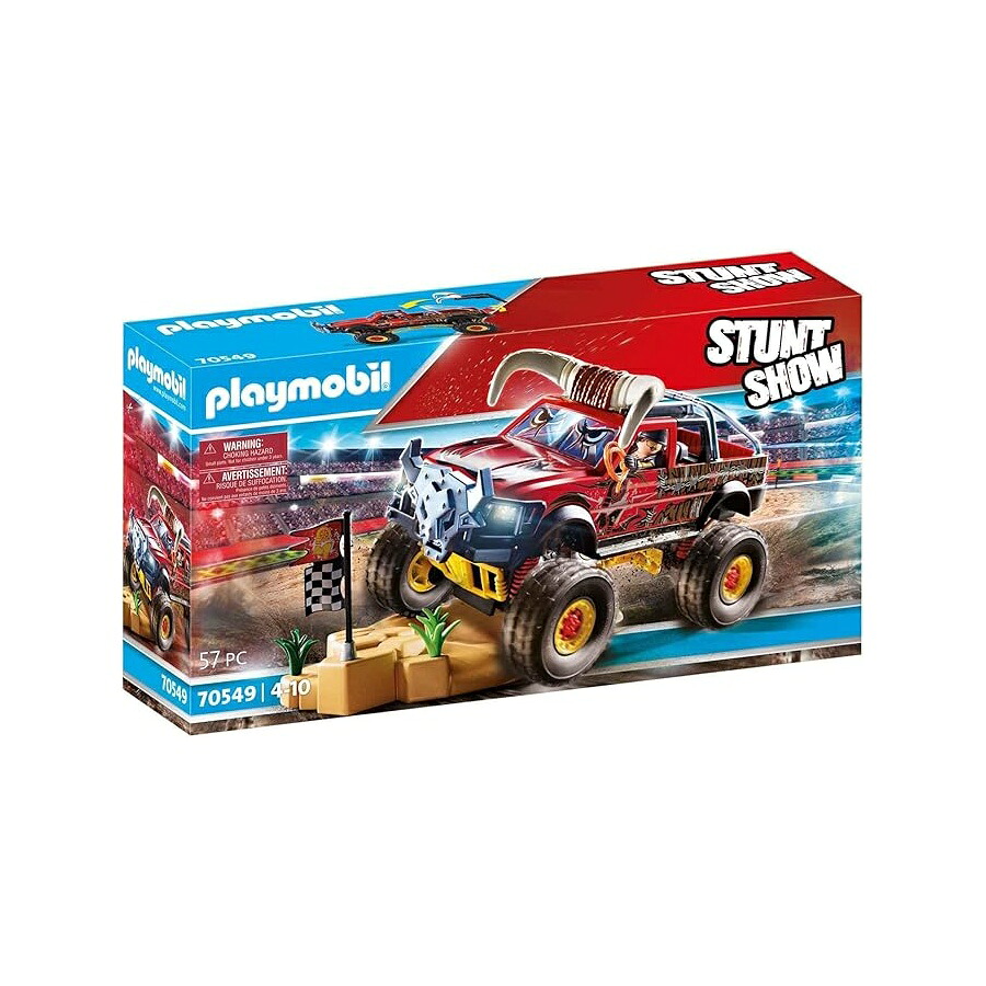 プレイモービル 離れわざ 見せ物 ブル 異類異形 貨物自動車 Playmobil Stunt Show Bull Monster Truck