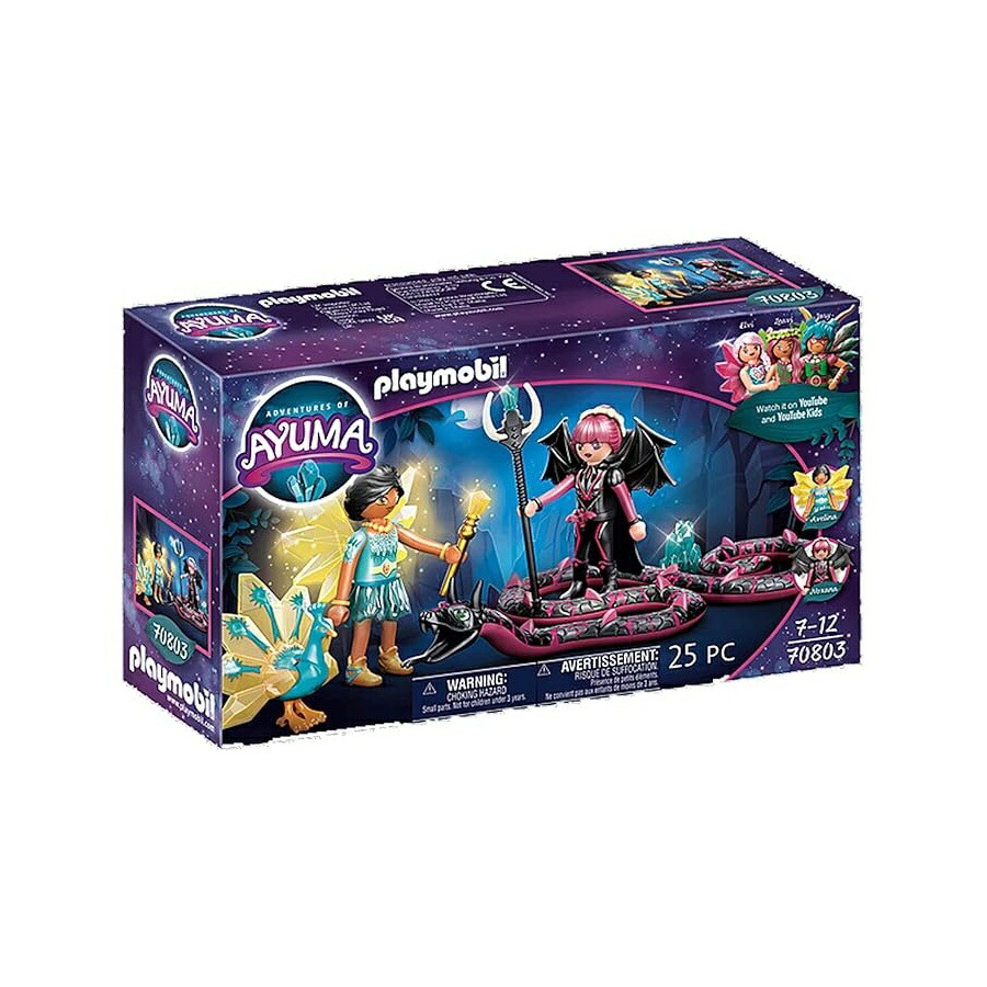 アユマ 結晶 妖精と野球バット 妖精と気魂 毛の荒物のプレイモービル 冒険 Playmobil Adventures of Ayuma Crystal Fairy and Bat Fairy with Soul Animals