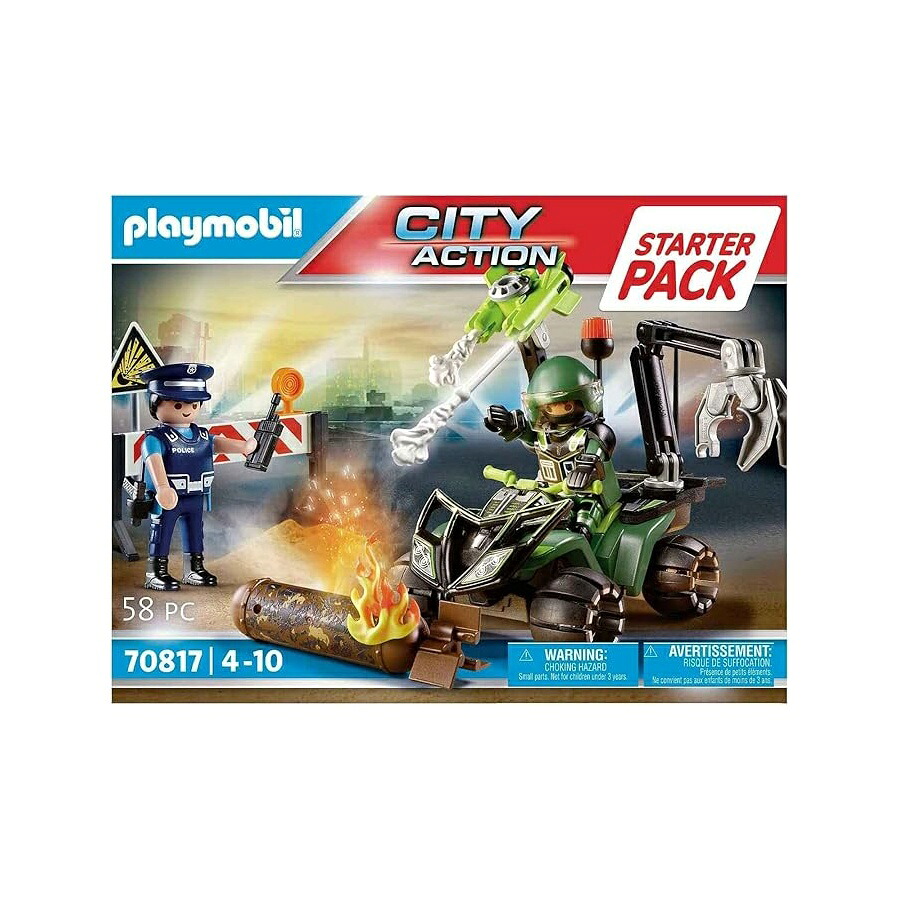 プレイモービル クランク 風呂敷き包み お巡りさん読み合わせる Playmobil Starter Pack Police Training