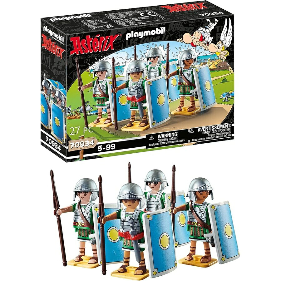 プレイモービル 寄せ合わせ アステリックスとオベリックス 永遠の都軍 (70934) Playmobil collection Asterix and Obelix, Roman troop (70934)