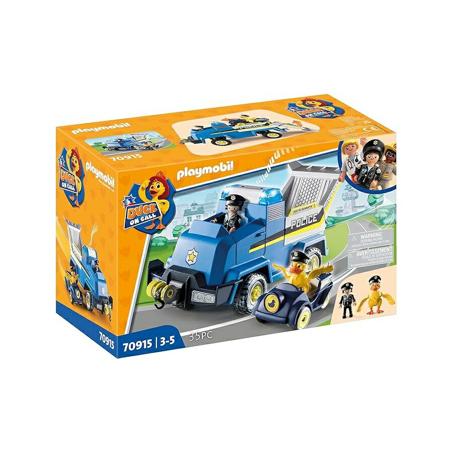 プレイモービル 家鴨 オンコール お巡りさんのまさかの時鉄道車両 Playmobil Duck On Call Police Emergency Vehicle