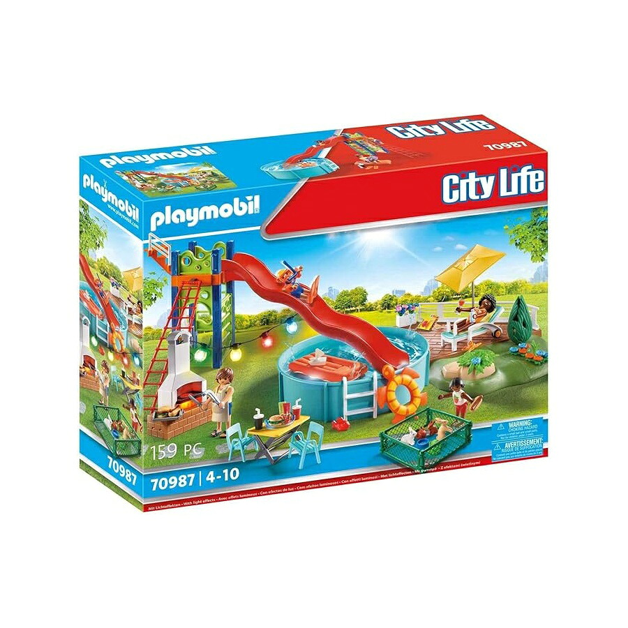 プレイモービル スウィミングプール 寄り合い Playmobil Pool Party