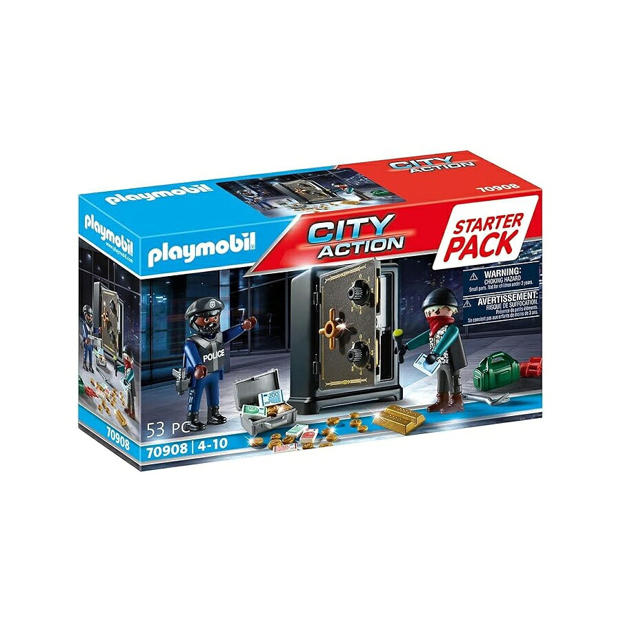 プレイモービル クランク 風呂敷き包み 預金金融機関切り取り強盗 Playmobil Starter Pack Bank Robbery