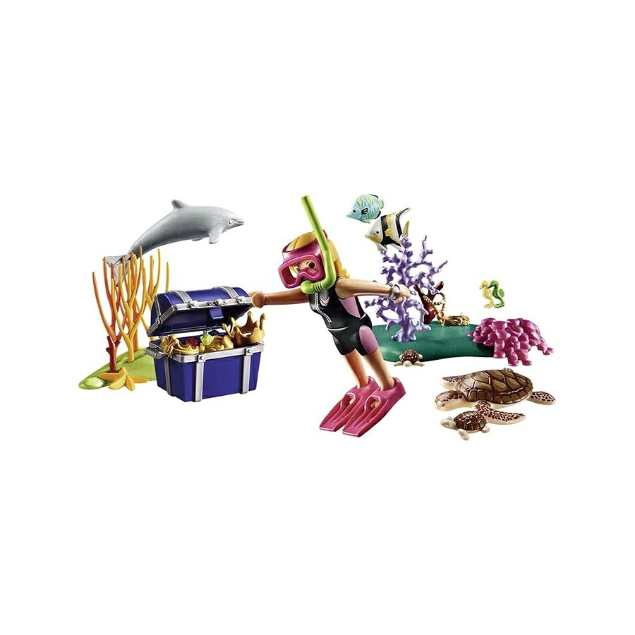 プレイモービル トレジャーダイバー 差し上げ物仕掛ける Playmobil Treasure Diver Gift Set