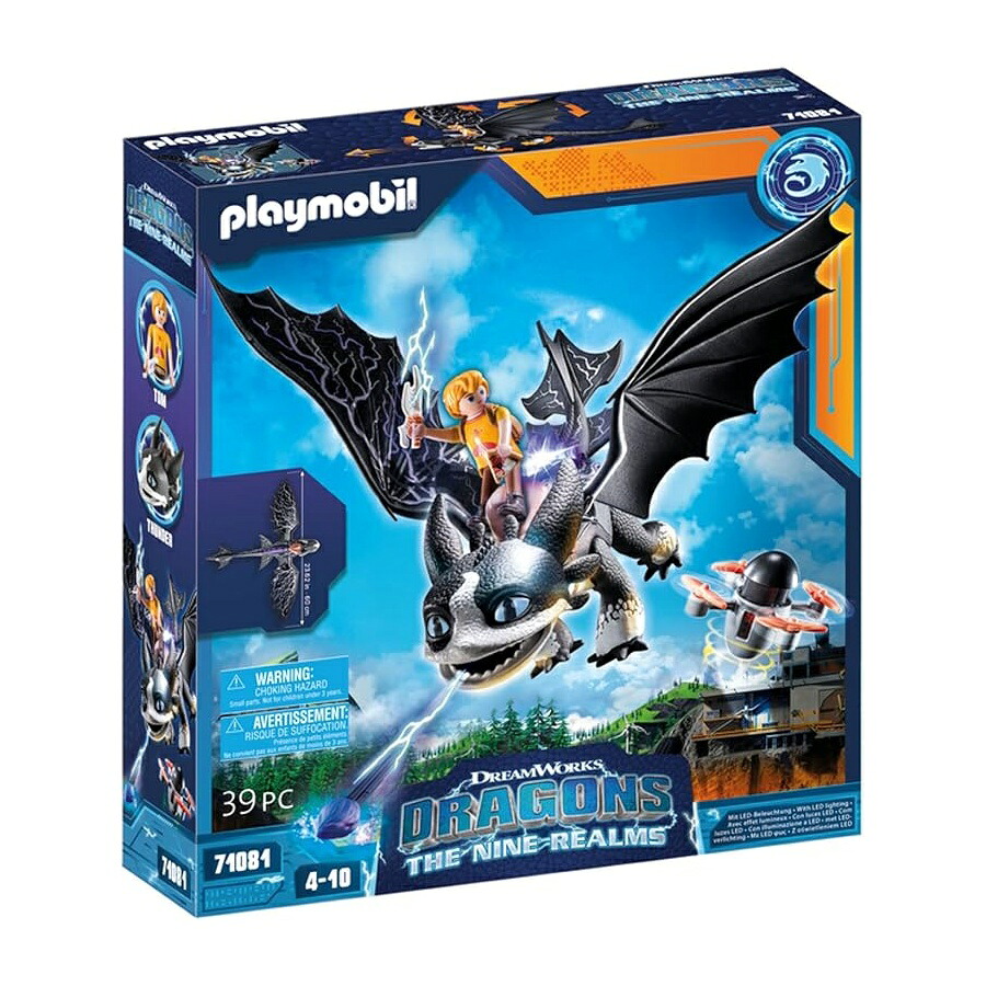 プレイモービル ドラゴンズ ナイン レルムズ: サンダー & トム Playmobil Dragons Nine Realms: Thunder & Tom|i-selection