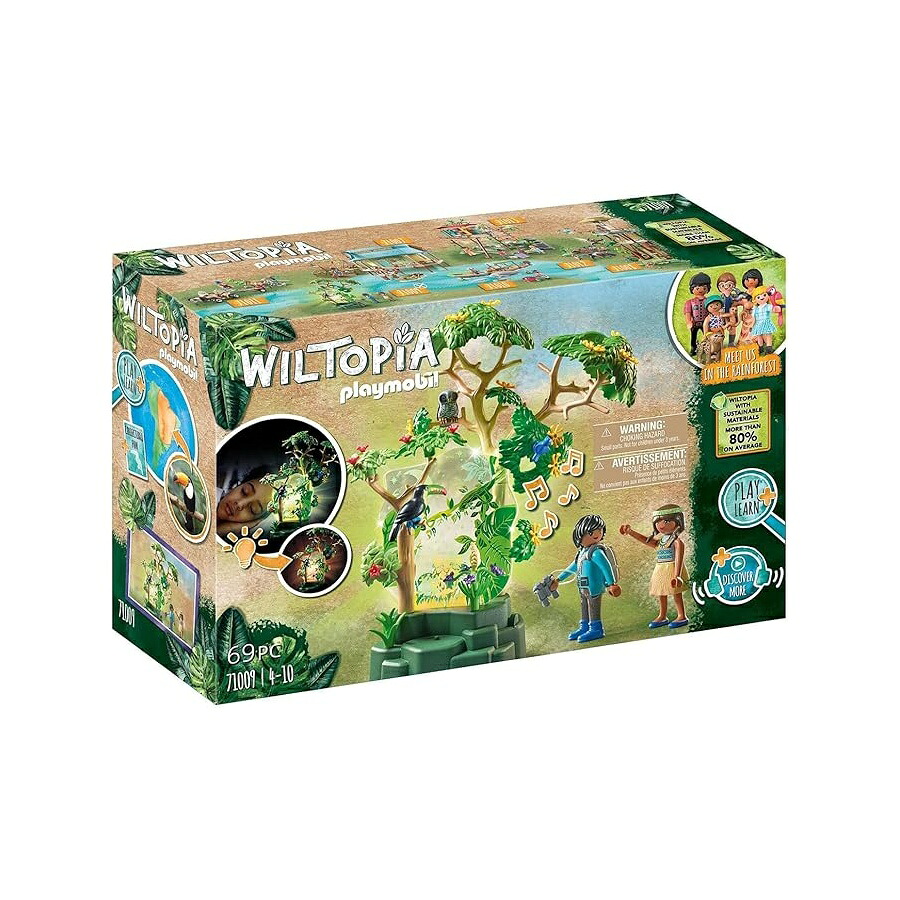 プレイモービル ウィルトピア レインフォレスト ナイト爵 ともし火 Playmobil Wiltopia Rainforest Night Light