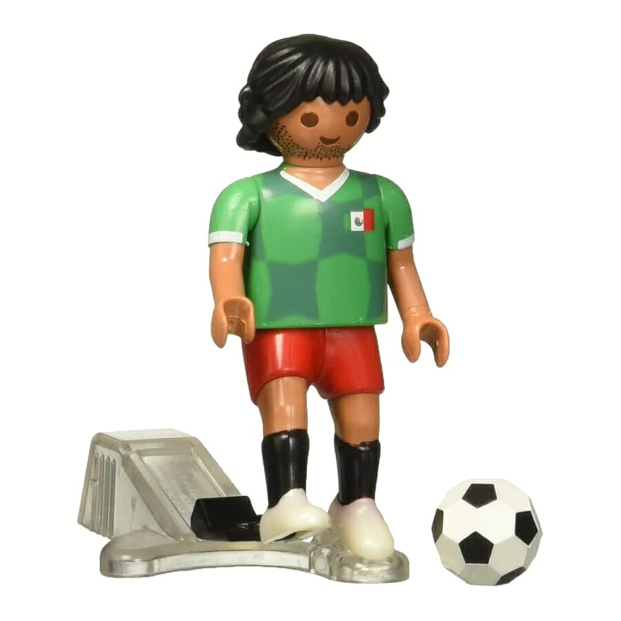 PLAYMOBIL 運動競技と動き 蹴球運動選手 メキシコ合衆国 71132 5 歳から PLAYMOBIL Sports and Action Soccer Player Mexico 71132, from 5 Years