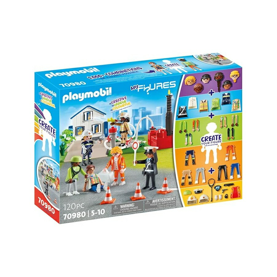 プレイモービル マイ 図形: レスキュー 布教活動 Playmobil My Figures: Rescue Mission
