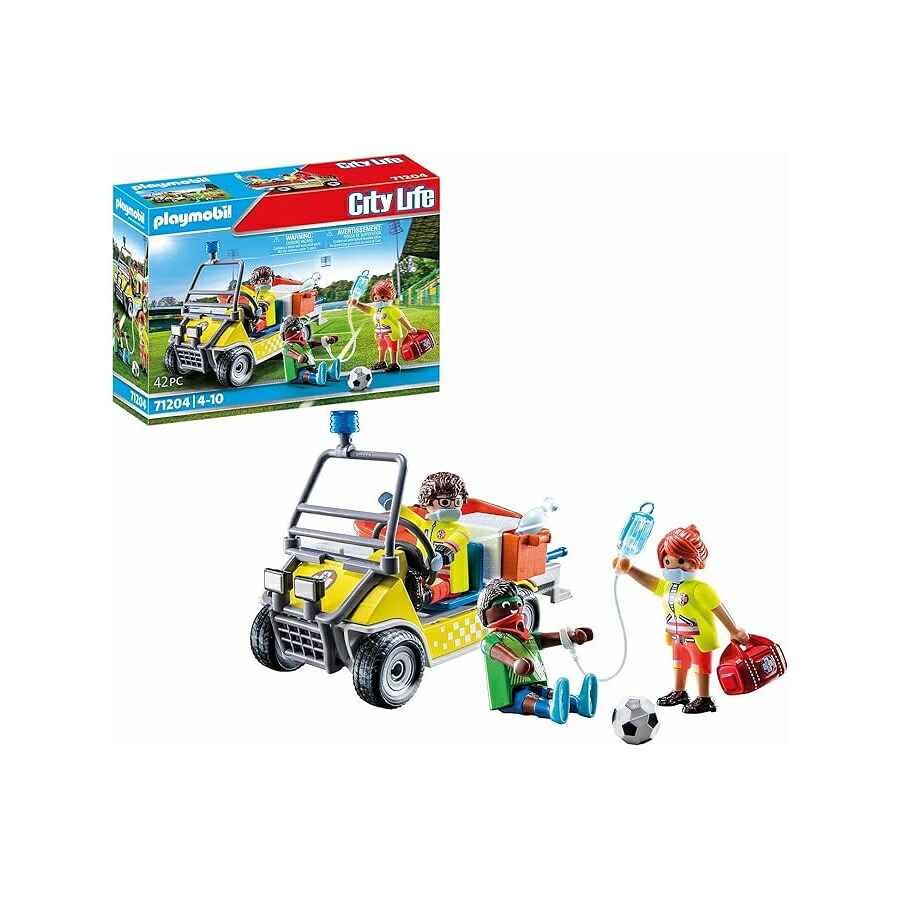 プレイモービル レスキュー 手押し車 Playmobil Rescue Cart