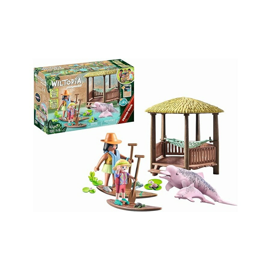 プレイモービル ウィルトピア リバー 海豚とのパドリング 周遊旅行 Playmobil Wiltopia Paddling Tour with The River Dolphins