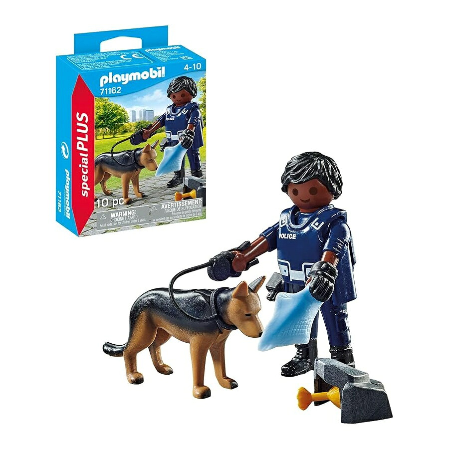 プレイモービル 71162 捜しもとめる犬を持つお巡りさん Playmobil 71162 Policeman with Search Dog