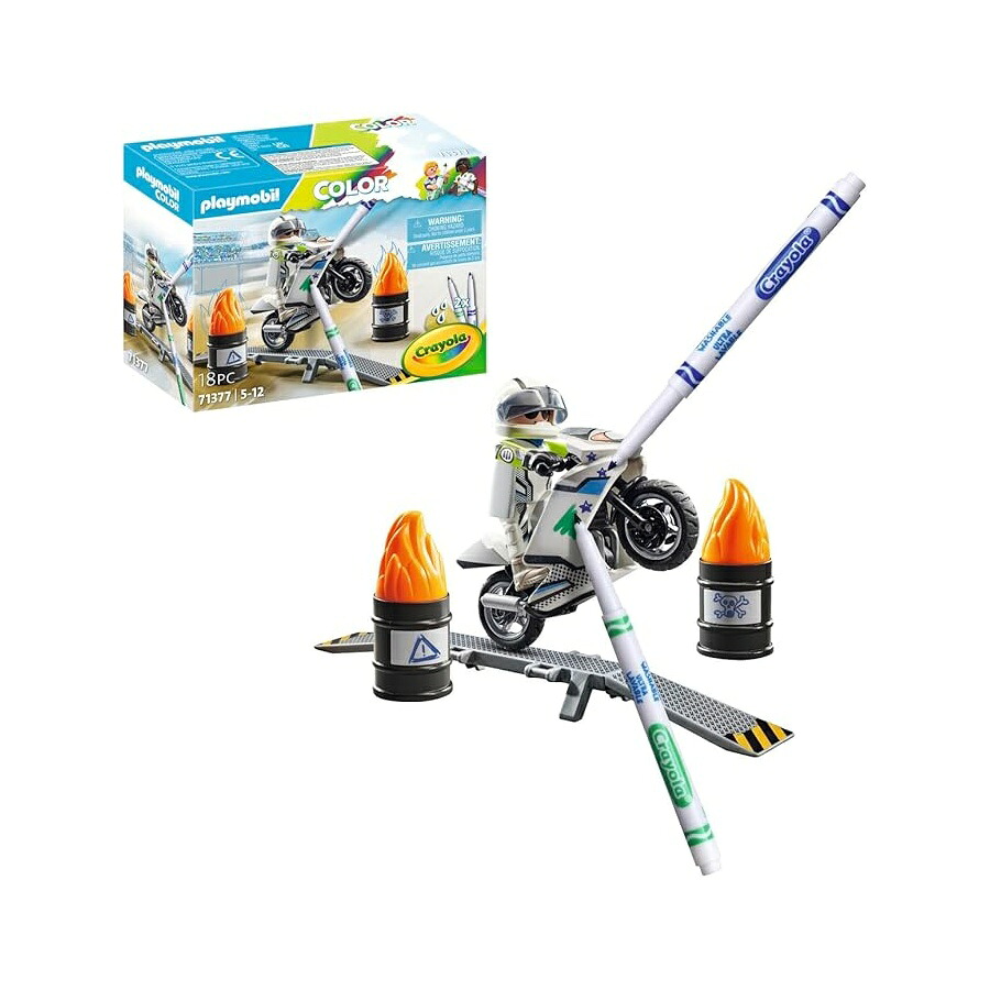プレイモービルの色: 自動二輪車 Playmobil Color: Motorbike