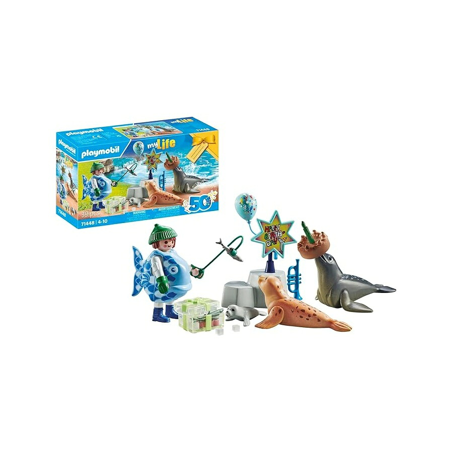 プレイモービル マイ 生存期間: 毛の荒物の繁殖員 Playmobil My Life: Keeper with Animals