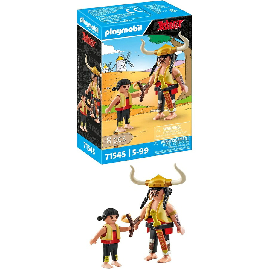PLAYMOBIL アステリックス 71545 アステリックス 全ての存在のコスタ イ ブラジャー洋弓とペペ 黒板 二重奏 剣とスリングショット付き添い人 客体馬齢 5 歳以上の想い浮かべる力気が大きいな手あそび PLAYMOBIL Asterix 71545 Costa y Bravo and Pepe Bold Duo from the Asterix Universe,