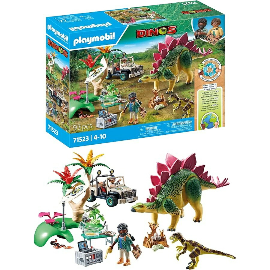 プレイモービル ディノス: ディノスとの問い合わせ 難民キャンプ Playmobil Dinos: Research Camp with Dinos