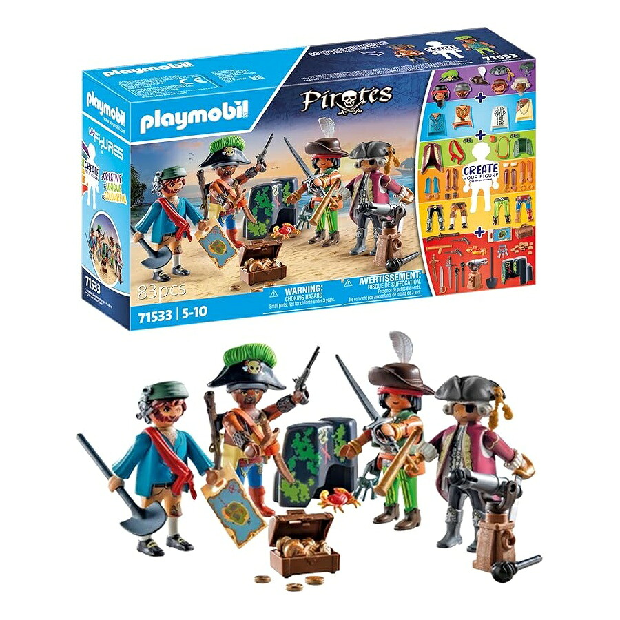 プレイモービル マイ 図形: 海賊 Playmobil My Figures: Pirates