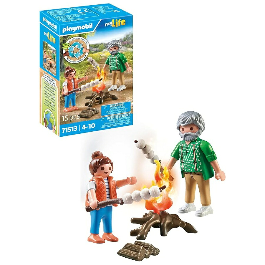 プレイモービル 71513 マシマロ付き添い人キャンプファイヤー PLAYMOBIL 71513 Campfire with Marshmallows