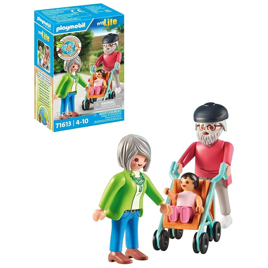 プレイモービル 祖父母とみどり児 PLAYMOBIL Grandparents with Baby