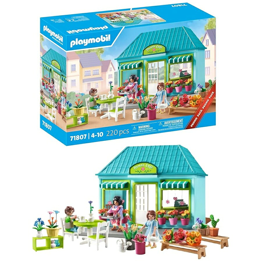 プレイモービル マイ生存期間 71807 お花販売店手あそび 4歳からの小わっぱ向け PLAYMOBIL My Life 71807 Flower Shop Toy for Children from 4 Years